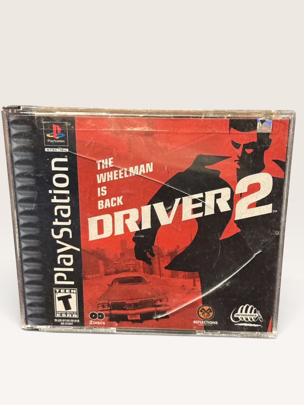 Driver 2 (Sony PlayStation 1) PS1 Infogrames 2000 T Teen NTSC Multiplayer